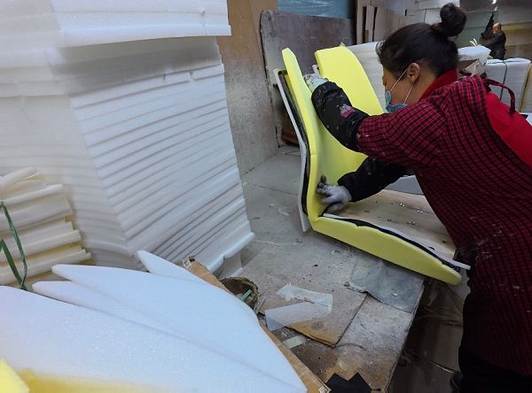 Foam and Fabric Assembling