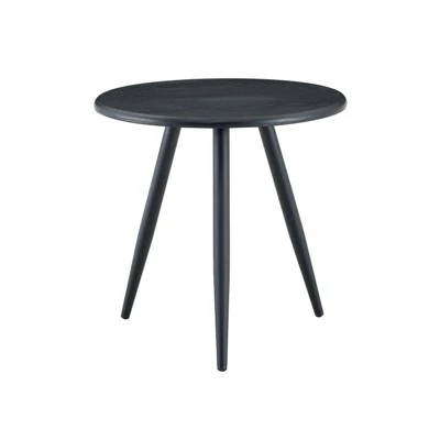Maseya Qehweyê Round bi Metal Base